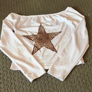 White Star Print Kids Bottoms